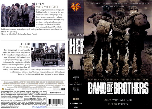 BAND OF BROTHERS VOLYM 5 (vhs-omslag)
