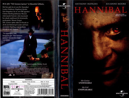 HANNIBAL  - NY(VHS)