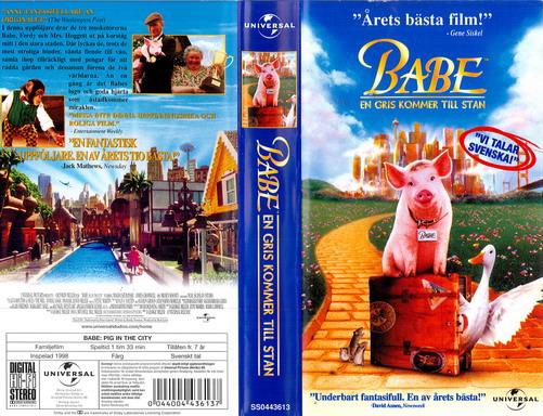 BABE - EN GRIS KOMMER TILL STAN (VHS)