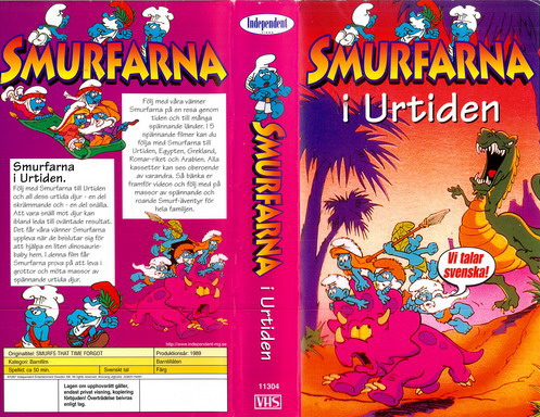 SMURFARNA I URTIDEN (VHS)