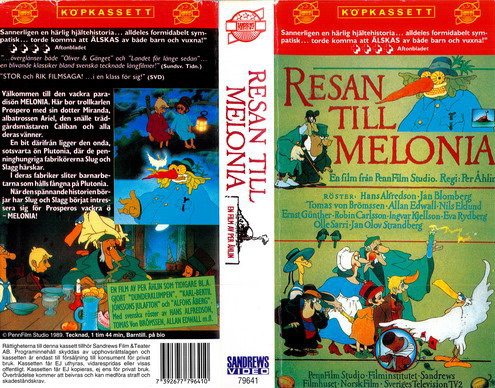 RESAN TILL MELONIA (VHS)