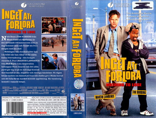 INGET ATT FÖRLORA (VHS)