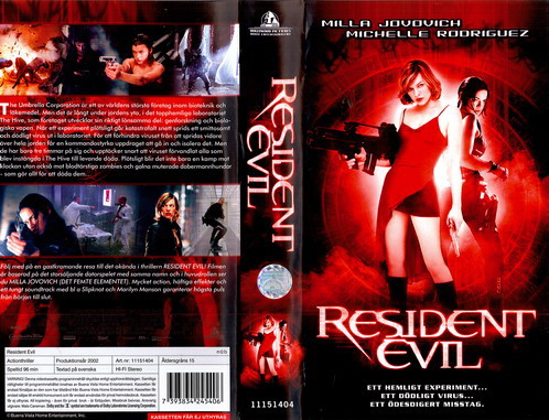 RESIDENT EVIL (VHS) NY