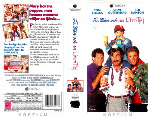 TRE MÄN OCH EN LITEN TJEJ (VHS)
