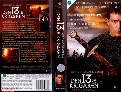 DEN 13:E KRIGAREN (VHS)