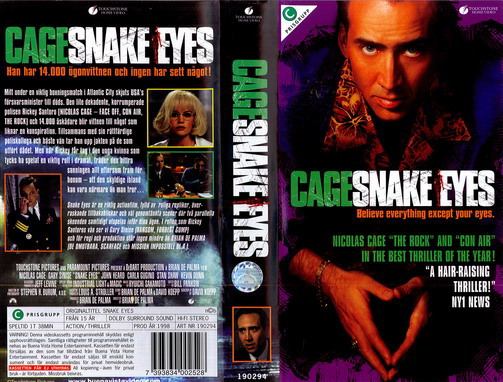 SNAKE EYES (VHS)