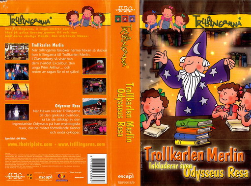 TRILLINGARNA: TROLLKARLEN MERLIN.. (VHS)