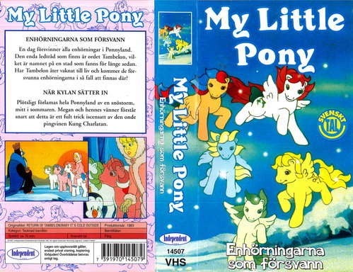 MY LITTLE PONY: ENHÖRNINGARNA SOM FÖRSVANN (VHS) NY