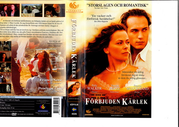 FÖRBJUDEN KÄRLEK (VHS)