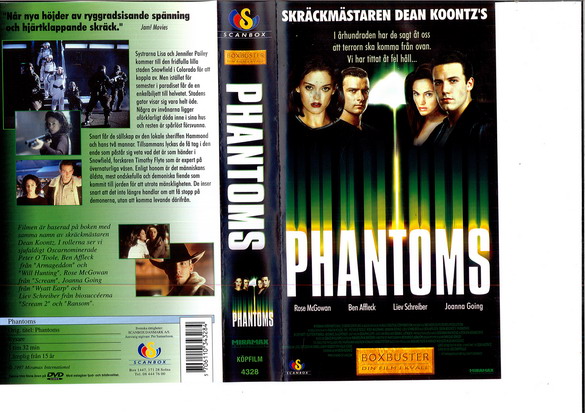 PHANTOMS (VHS)