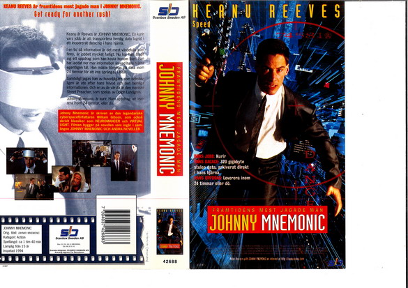 JOHNNY MNEMONIC (VHS)