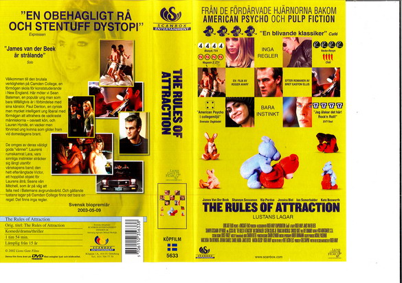 RULES OF ATTRACTION (VHS)