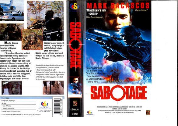SABOTAGE (VHS)
