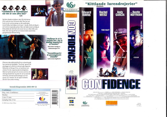 CONFIDENCE (VHS)
