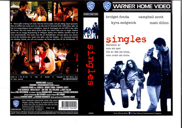 SINGLES (vhs-omslag)