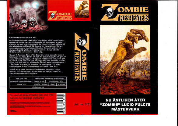 ZOMBIE FLESH EATERS (vhs)