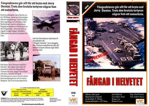 8526 FÅNGAD I HELVETET (VHS)