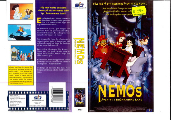 NEMOS - ÄVENTYR I DRÖMMARNS LAND (VHS)