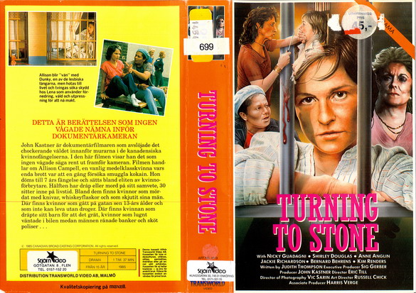 TURNING TO STONE  (VHS)