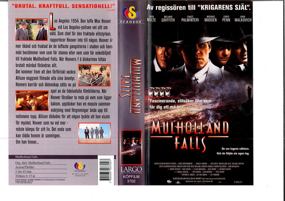 MULLHOLLAND FALLS (VHS)