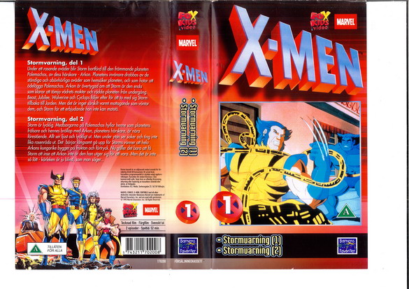 X-MEN DEL 1 (VHS)