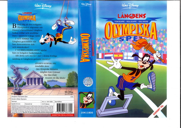 LÅNGBENS OLYMPISKA SPEL (VHS)