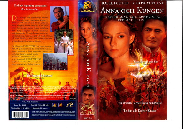 ANNA OCH KUNGEN (VHS)