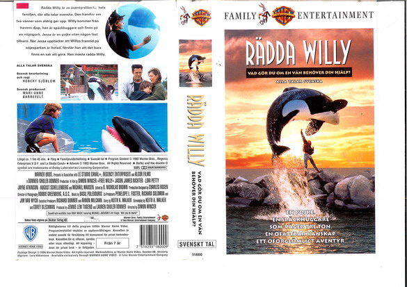 RÄDDA WILLY (VHS)