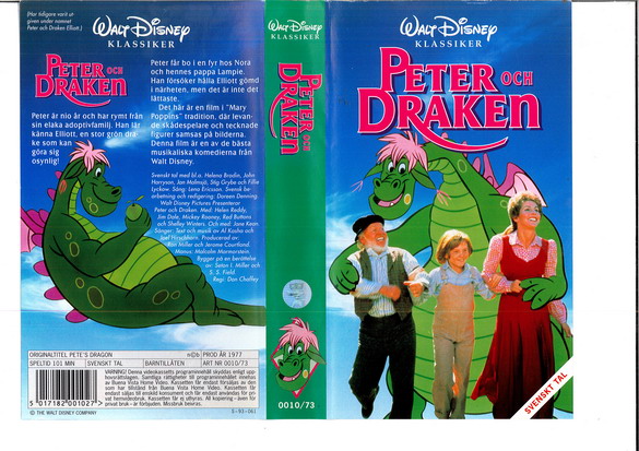 PETER OCH DRAKEN (VHS)