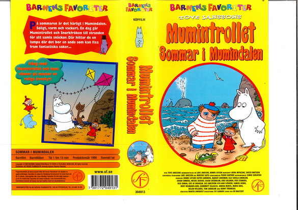 MUMINTROLLET SOMMAR I MUMINDALEN (VHS)