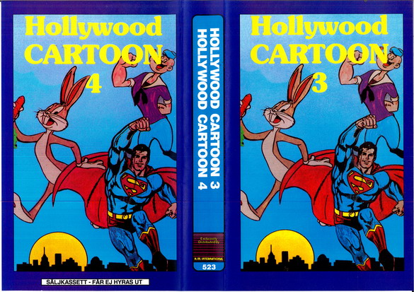 523 HOLLYWOOD CARTOON 3+4 (VHS)