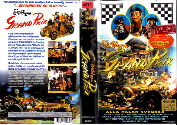 FLÅKLYPA GRAND PRIX (vhs-omslag)
