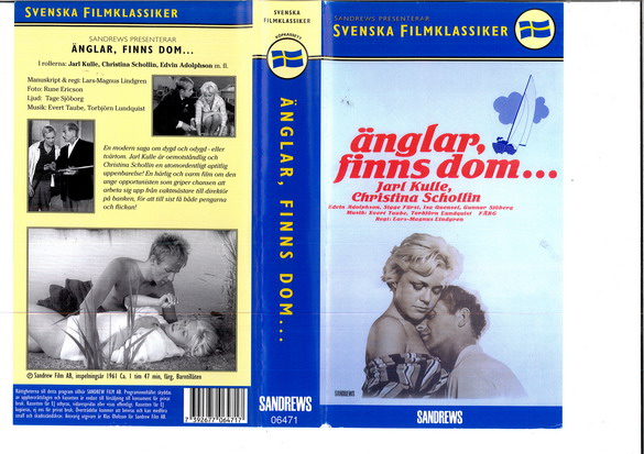 ÄNGLAR, FINNS DOM (VHS) BLÅ