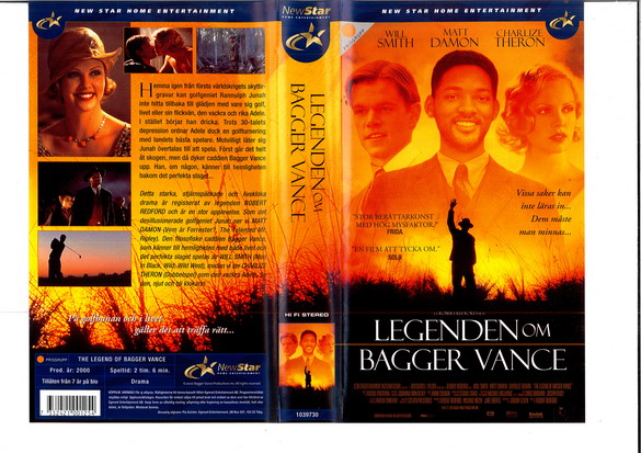 LEGENDEN OM BAGGER VANCE (VHS)