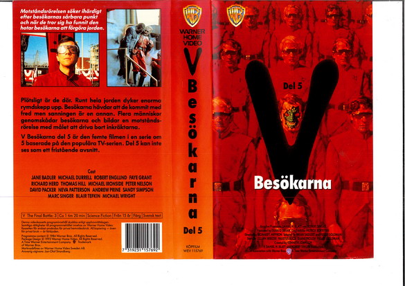 V - BESÖKARNA DEL 5 (VHS) ny