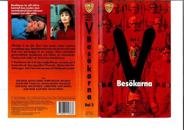 V - BESÖKARNA DEL 3 (VHS) ny