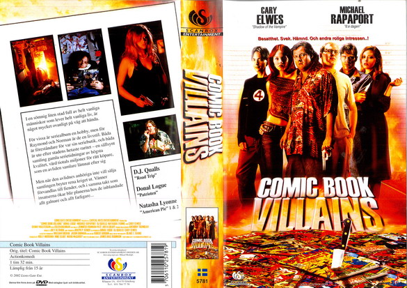 5781 COMIC BOOK VILLAINS (VHS)