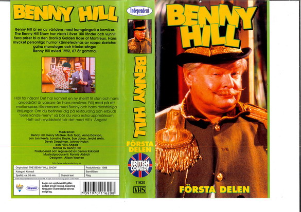 BENNY HILL DEL 1 (VHS)ny