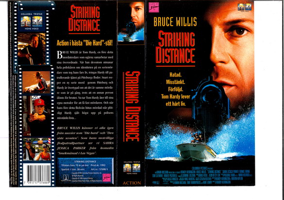 STRIKING DISTANCE (Vhs-Omslag)