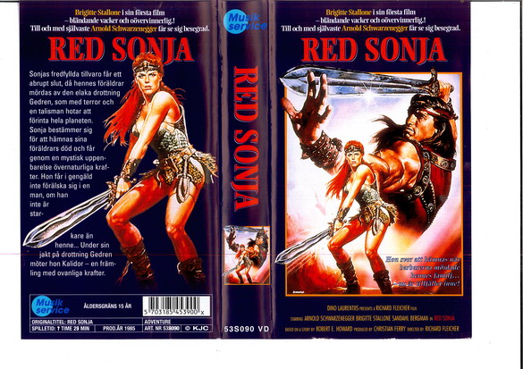 RED SONJA (VHS)