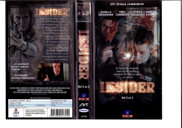 INSIDER DEL 2 (VHS)