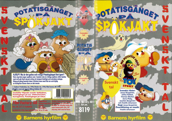 8119 POTATISGÄNGET PÅ SPÖKJAKT  (VHS)