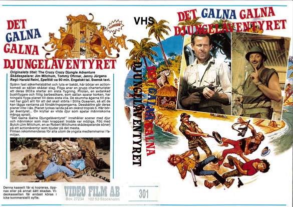 301 DET GALNA GALNA DJUNGELÄVENTYRET (VHS)