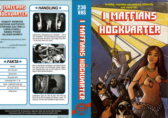 I MAFFIANS HÖGKVARTER (vhs-omslag)