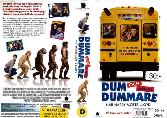 dum och ännu dummare (VHS)