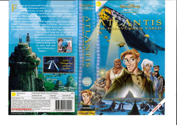 ATLANTIS - en försvunnen värld (VHS)