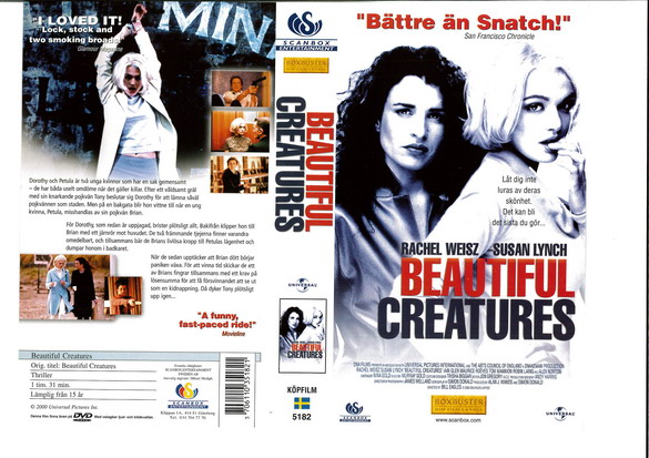 BEAUTIFIL CREATURES(vhs-omslag)