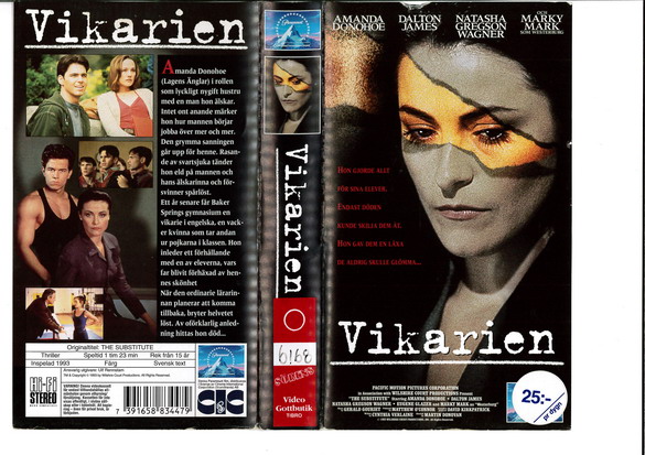 VIKARIEN(vhs-omslag)