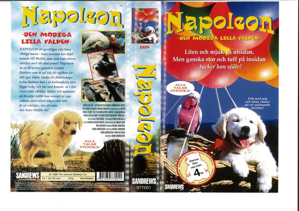 NAPOLEON - DEN MODIGA LILLA VALPEN (VHS)