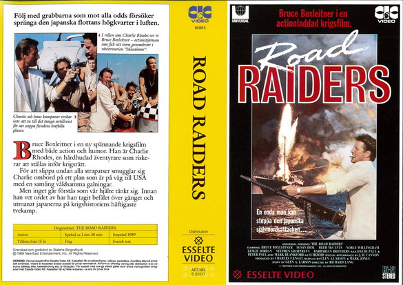 ROAD RAIDERS (Vhs-Omslag)